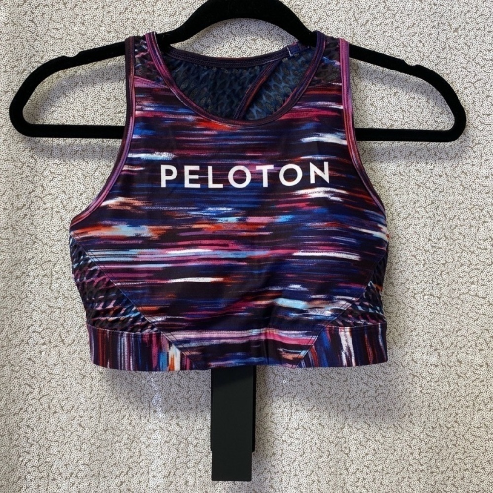 Peloton melody high neck sports Bra Racerback nwt small - Picture 4 of 9